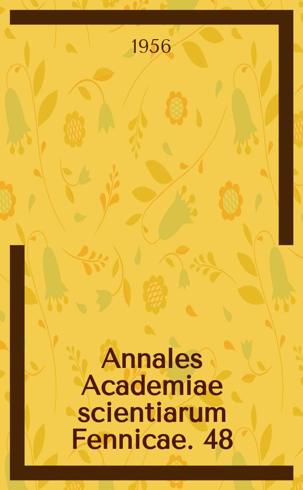 Annales Academiae scientiarum Fennicae. 48 : The mineralogical composition of argillaceous sediments of Finland