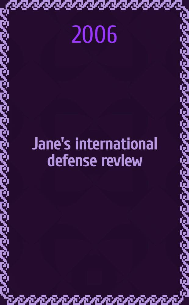 Jane's international defense review : Jane's IDR. Vol. 39, Nov.