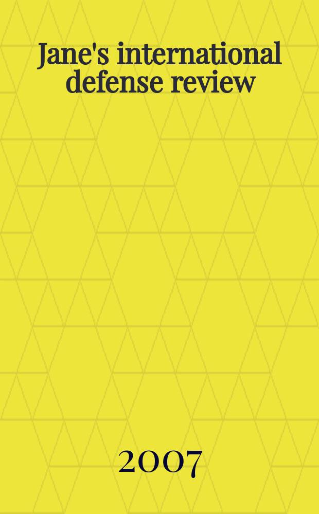 Jane's international defense review : Jane's IDR. Vol. 40, Oct.