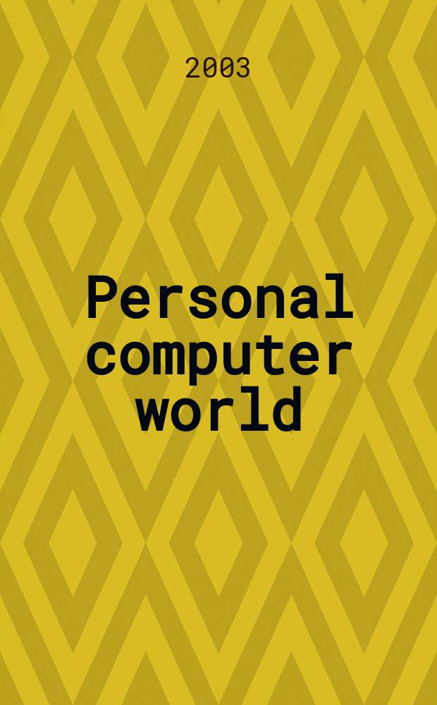 Personal computer world : Brit. biggest microcomputer mag. Vol.26, № 8