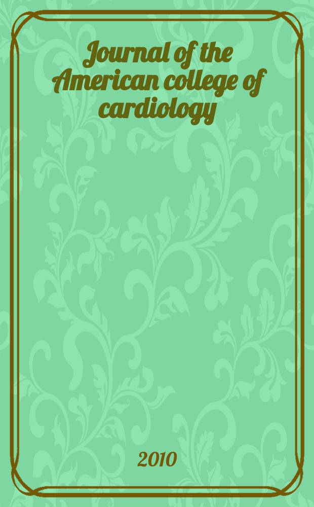 Journal of the American college of cardiology : JACC. Vol. 56, № 5