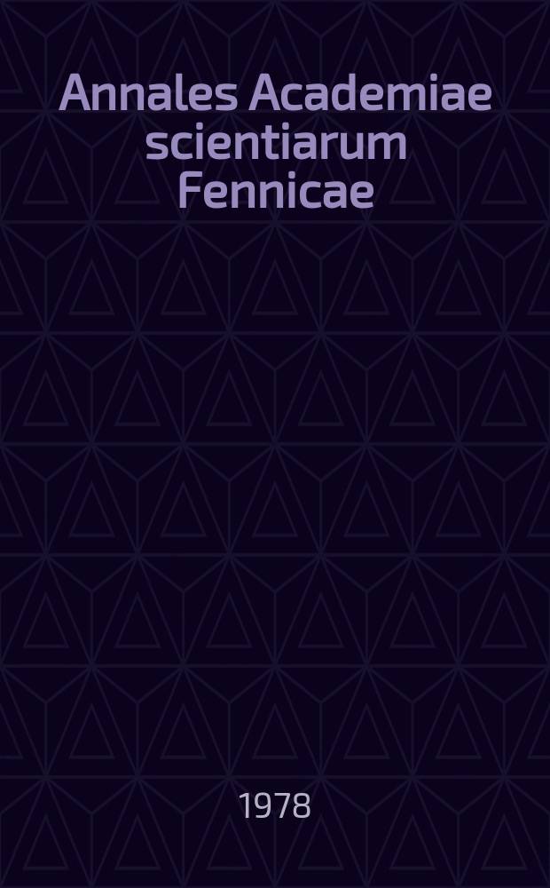 Annales Academiae scientiarum Fennicae : Penecontemporaneous deformation...