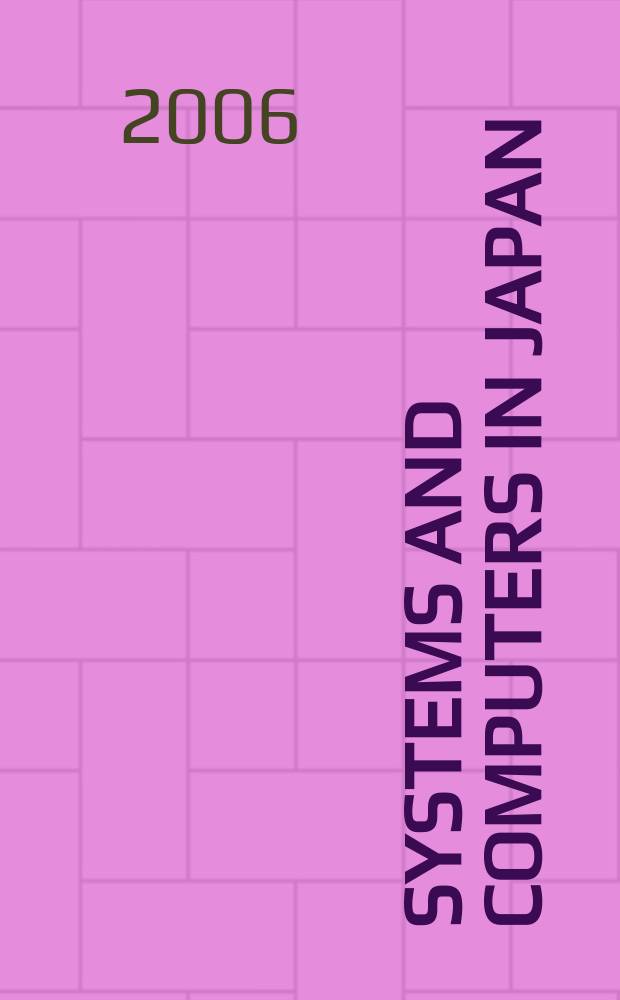 Systems and computers in Japan : Formerly Systems. Computers. Controls. Vol.37, № 11