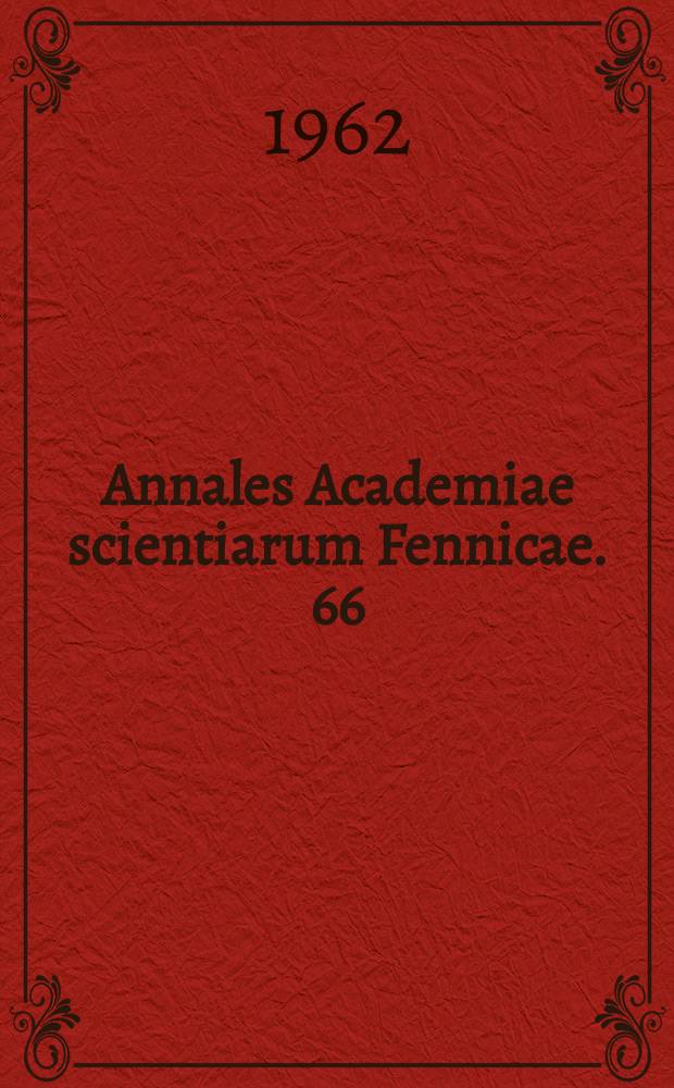 Annales Academiae scientiarum Fennicae. 66 : Das neue Zenitrohr der sternwarte Turku-Tuorla
