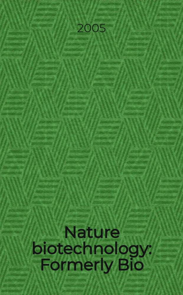 Nature biotechnology : Formerly Bio/ technology. Vol. 23, № 8