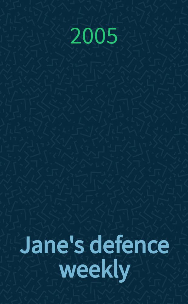 Jane's defence weekly : An intern. Thomson publ. Vol. 42, № 51