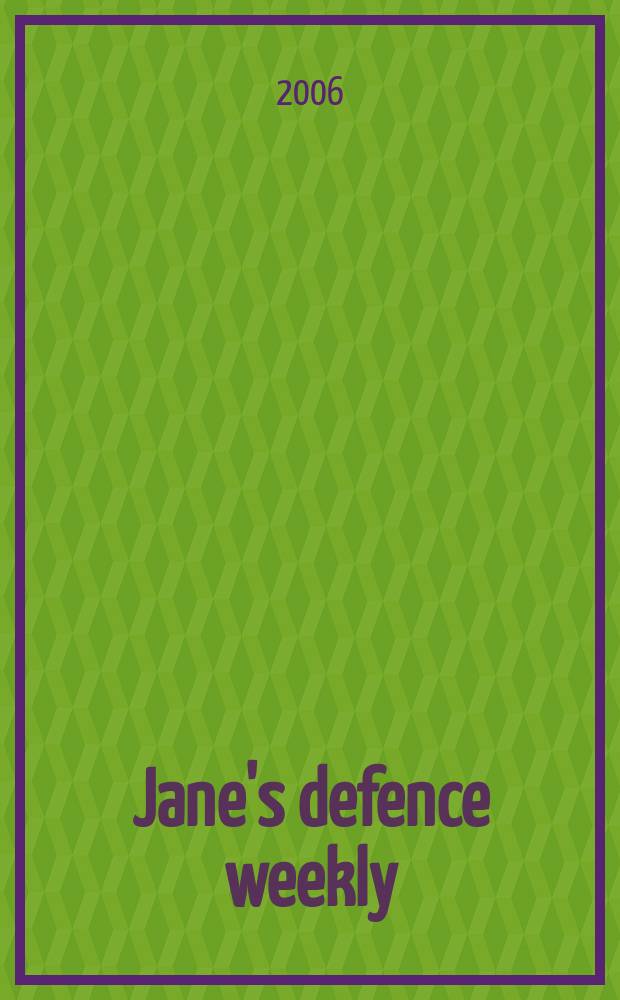 Jane's defence weekly : An intern. Thomson publ. Vol. 43, № 1