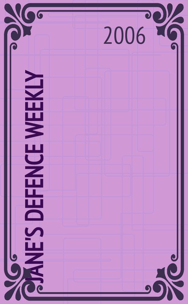 Jane's defence weekly : An intern. Thomson publ. Vol. 43, № 2