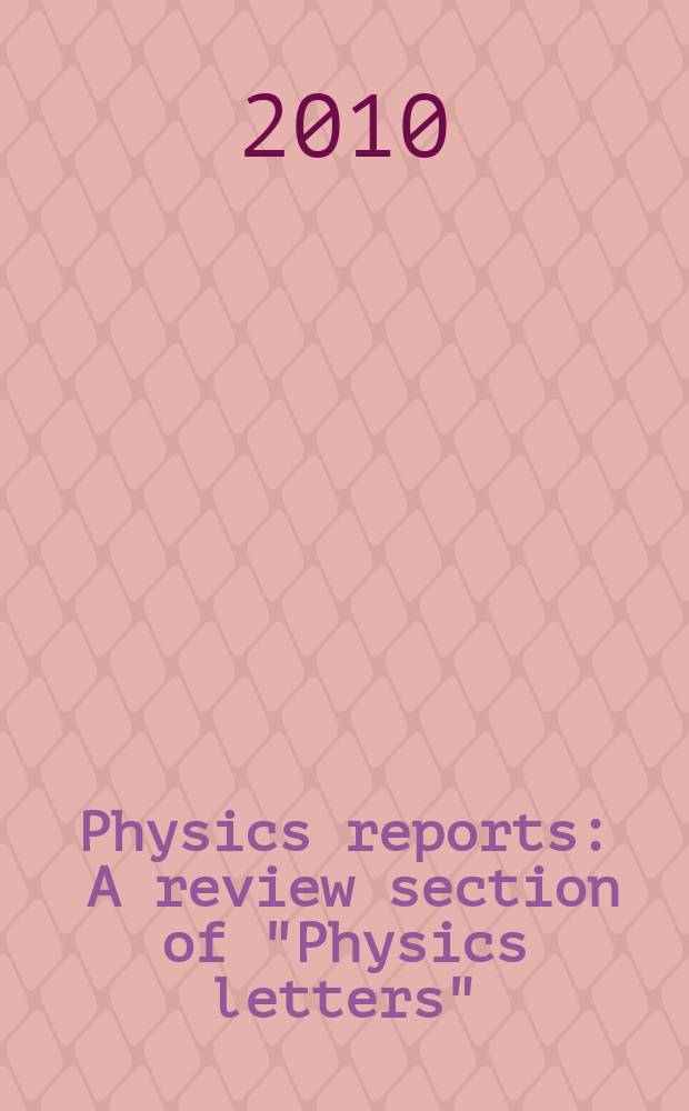Physics reports : A review section of "Physics letters" (Sect. C). Vol. 492, № 1 : Landau-Zener-Stückelberg interferometry