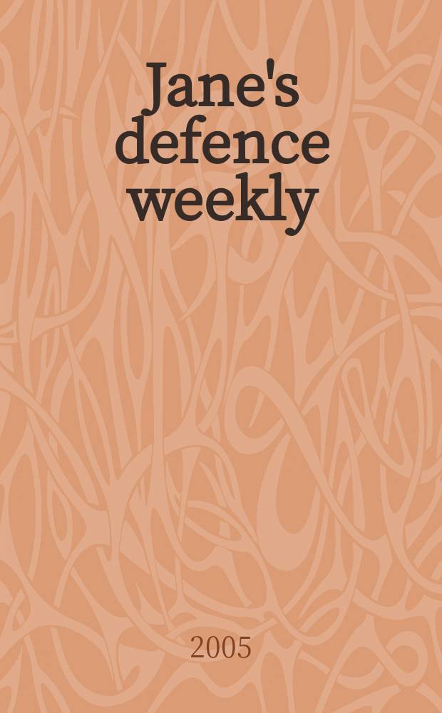 Jane's defence weekly : An intern. Thomson publ. Vol. 42, № 12