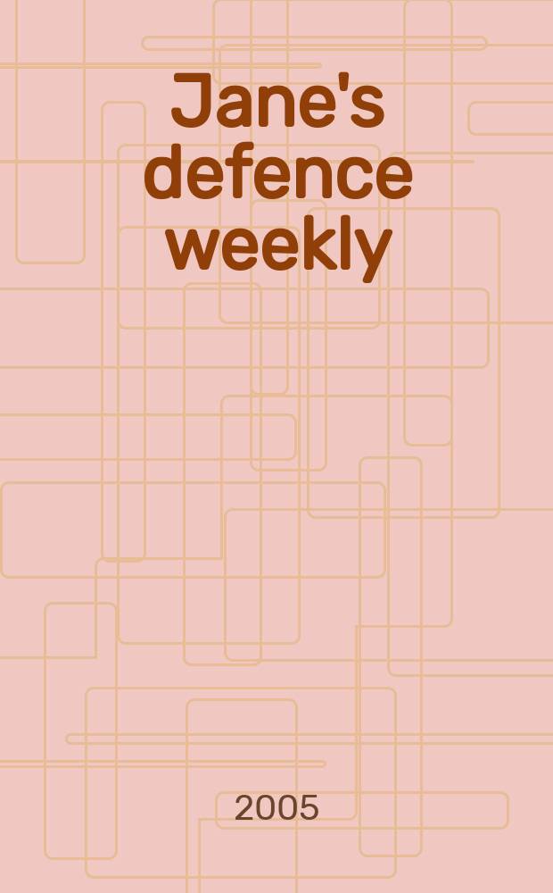 Jane's defence weekly : An intern. Thomson publ. Vol. 42, № 15