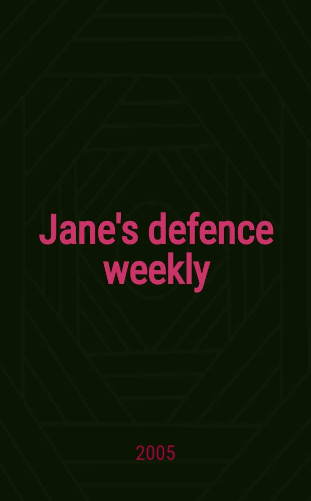 Jane's defence weekly : An intern. Thomson publ. Vol. 42, № 30