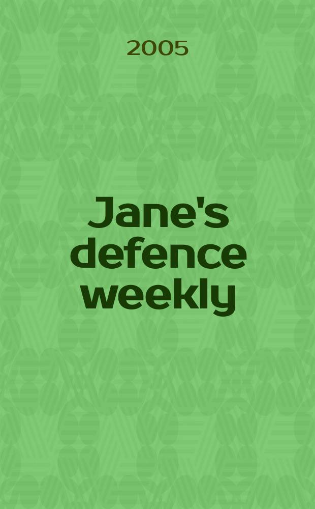 Jane's defence weekly : An intern. Thomson publ. Vol. 42, № 42