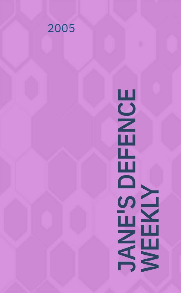 Jane's defence weekly : An intern. Thomson publ. Vol. 42, № 44