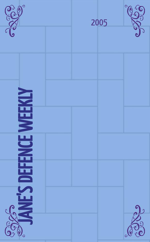 Jane's defence weekly : An intern. Thomson publ. Vol. 42, № 47