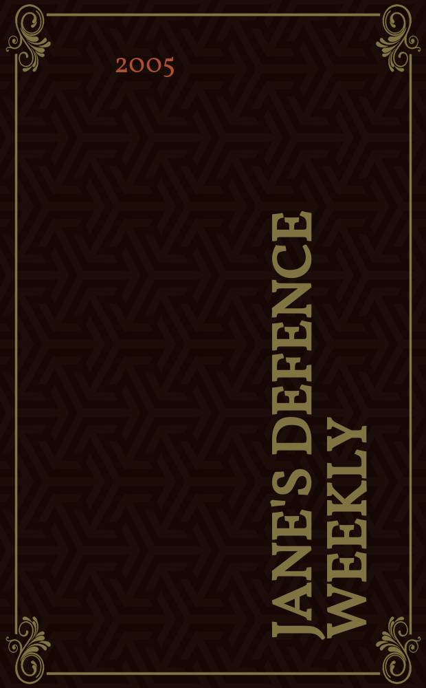 Jane's defence weekly : An intern. Thomson publ. Vol. 42, № 49