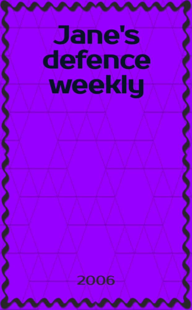 Jane's defence weekly : An intern. Thomson publ. Vol. 43, № 17