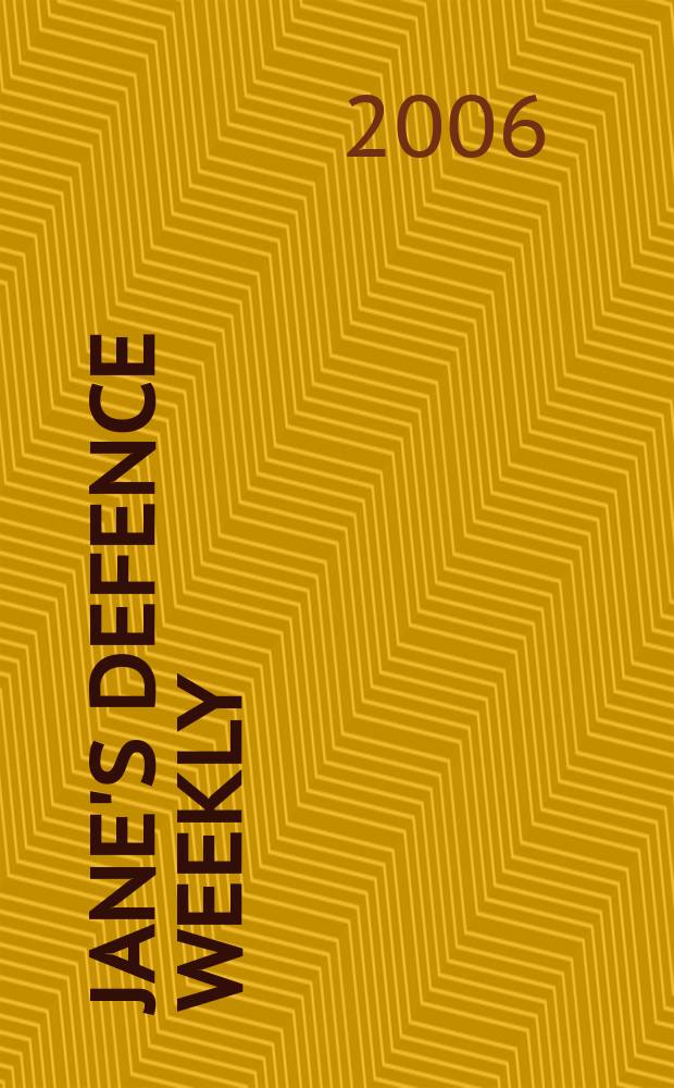 Jane's defence weekly : An intern. Thomson publ. Vol. 43, № 23