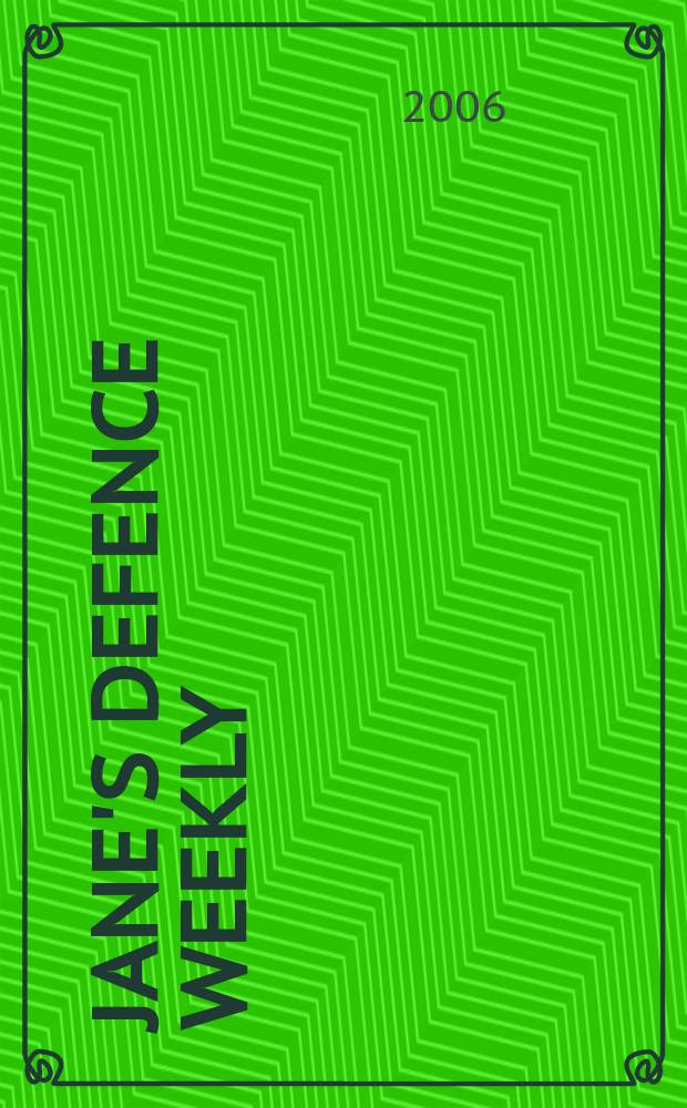 Jane's defence weekly : An intern. Thomson publ. Vol. 43, № 31