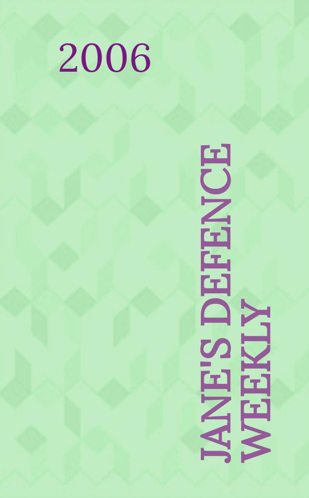 Jane's defence weekly : An intern. Thomson publ. Vol. 43, № 39