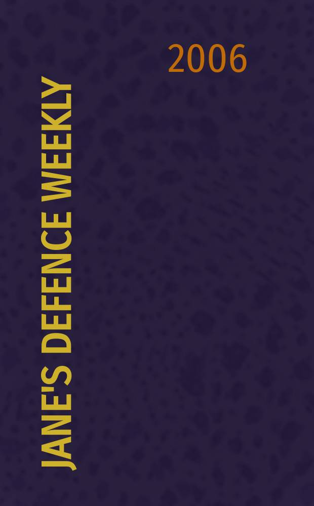 Jane's defence weekly : An intern. Thomson publ. Vol. 43, № 47