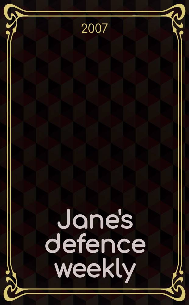 Jane's defence weekly : An intern. Thomson publ. Vol. 44, № 22