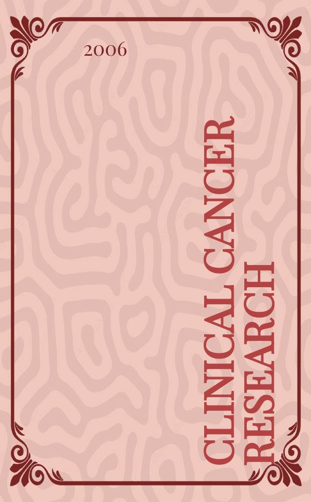 Clinical cancer research : An off. j. of the Amer. assoc. for cancer research. Vol. 12, № 7, pt. 2 : Innovations and challenges in melanoma