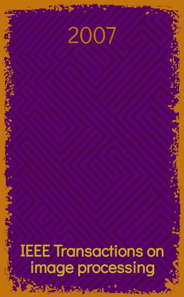 IEEE Transactions on image processing : A publ. of the IEEE signal processing soc. Vol. 16, № 10