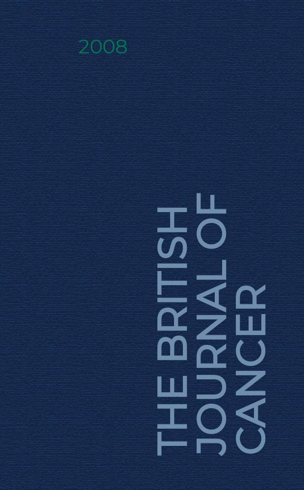 The British journal of cancer : The official journal of the British empire cancer campaign. Vol. 98, № 6