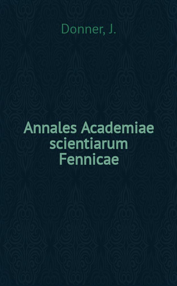 Annales Academiae scientiarum Fennicae : Weichselian indicator erratics in ...