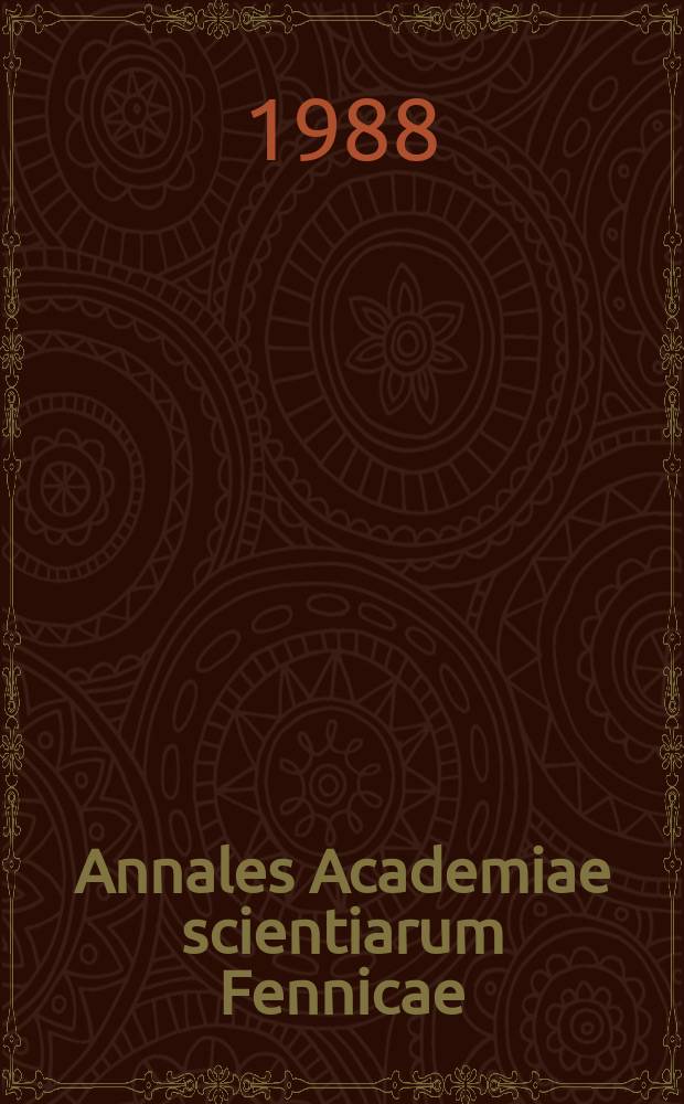 Annales Academiae scientiarum Fennicae : The northern limit of pine forest in...