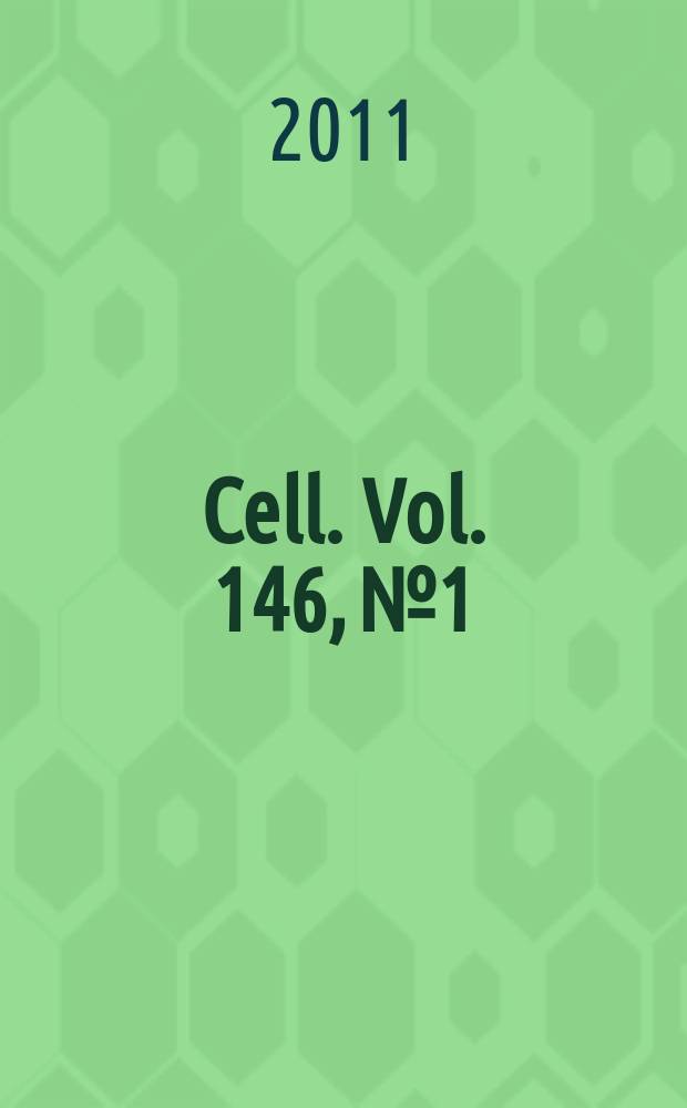 Cell. Vol. 146, № 1