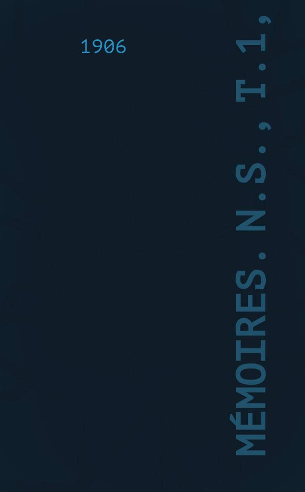 Mémoires. N.S., t.1, 2 : Étude sur la vie, les œuvres et l'influence de Godefroid de Fontaines = Исследование жизни, работы и влияние Годефройда де Фонтейна