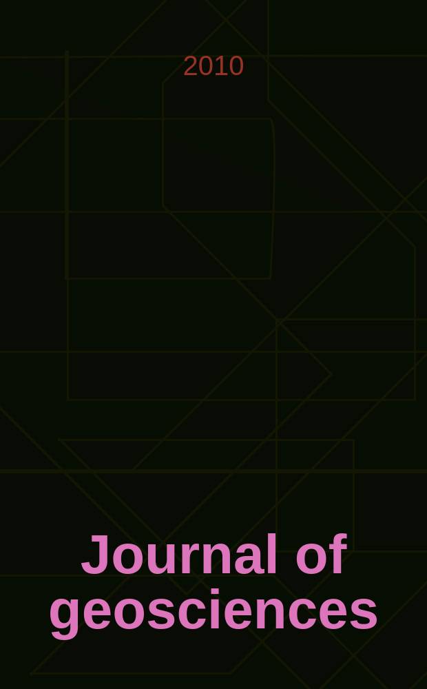 Journal of geosciences : Continuation of "Journal of the Inst. of polytechnics, Osaca city univ. Ser.G: Geoscience". Vol. 53
