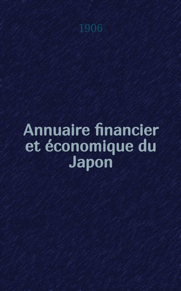 Annuaire financier et économique du Japon