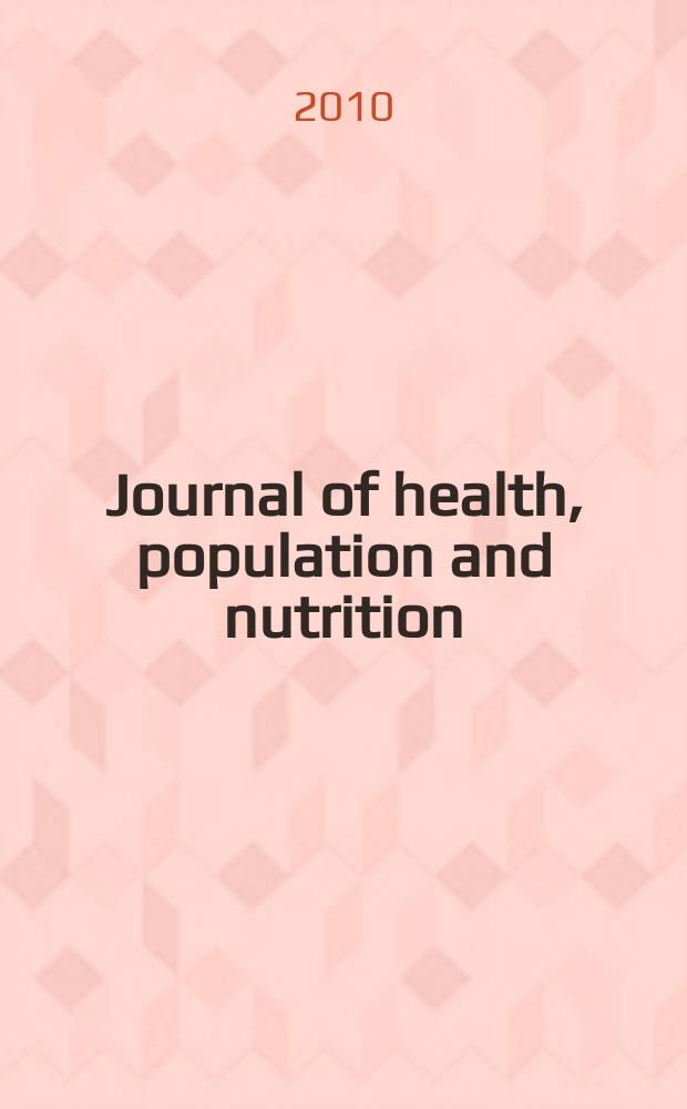 Journal of health, population and nutrition : JHPN. Vol. 28, № 6