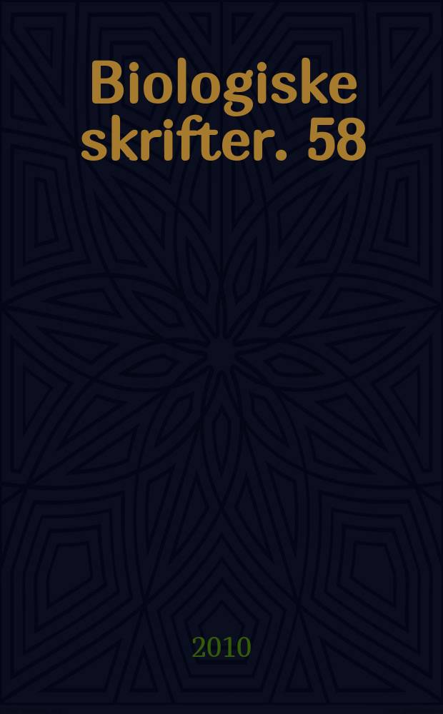 Biologiske skrifter. 58 : Atlas of the potential vegetation of Ethiopia = Атлас потенциальной растительности Эфиопии