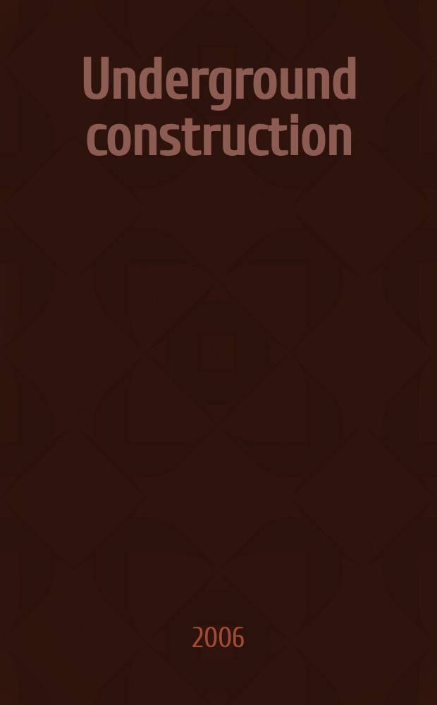 Underground construction : Water, sewer, gas & cable Serving the construction, rehabilitation and remediation professional Form. Pipeline & utilities construction. Vol.61, № 4