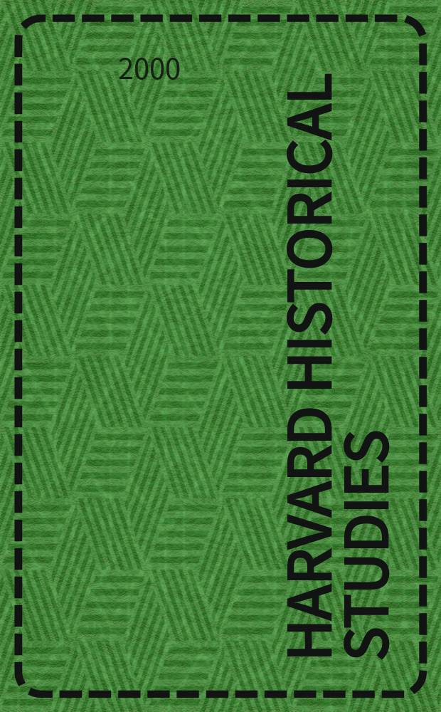 Harvard historical studies : Publ. under the direction of the Department of history from the income of the Henry Warren Torrey fund. Vol. 137 : Denazification in soviet-occupied Germany = Денацификация в Германской ДемократическойРеспублике