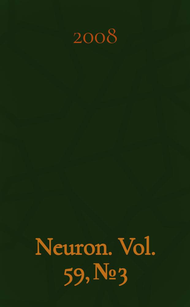Neuron. Vol. 59, № 3