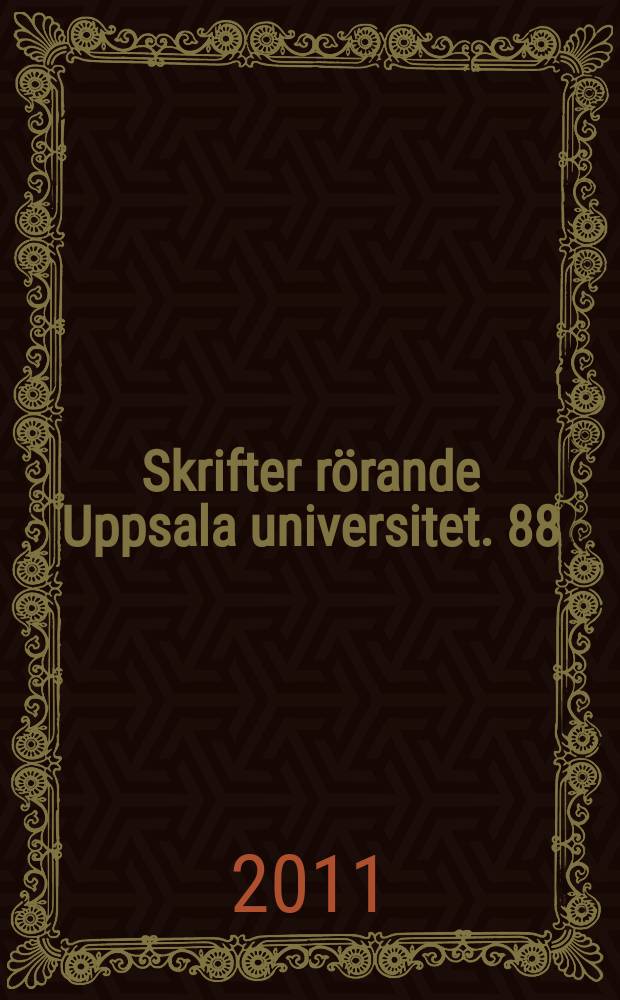 Skrifter rörande Uppsala universitet. 88 : Regional and interregional cooperation to strengthen basic sciences in developing countries = Региональная и межрегиональная кооперация, усиливаюшая основные науки в развивающихся странах