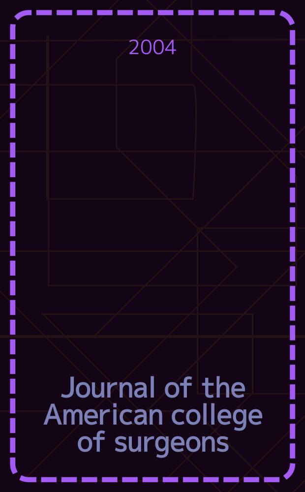 Journal of the American college of surgeons : Formerly Surgery, gynecology & obstetrics. Vol. 199, № 1