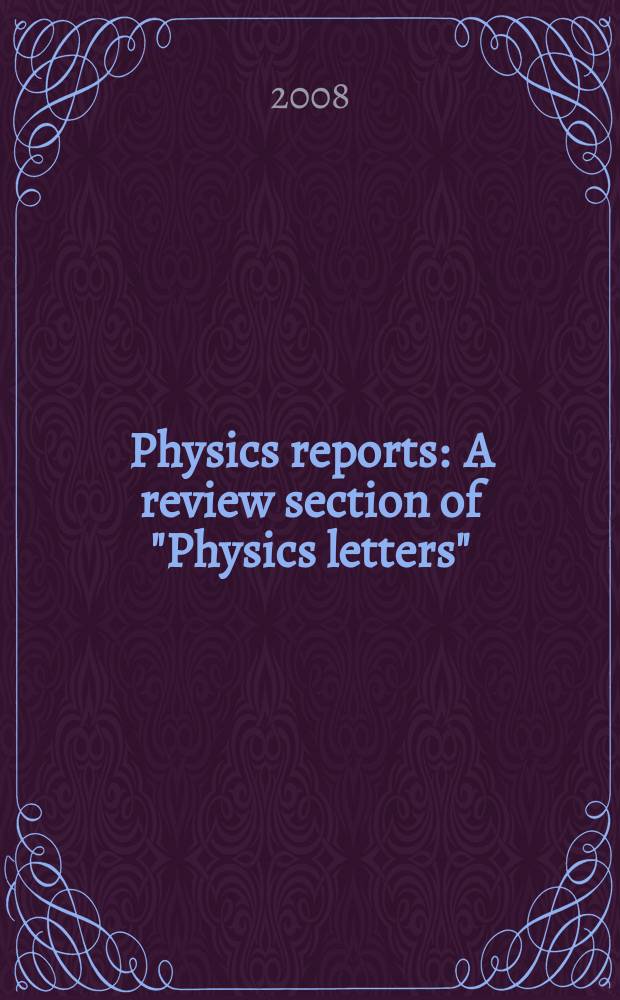 Physics reports : A review section of "Physics letters" (Sect. C). Vol. 464, № 4/6 : Recent progress and new challenges in isospin physics with heavy-ion reactions
