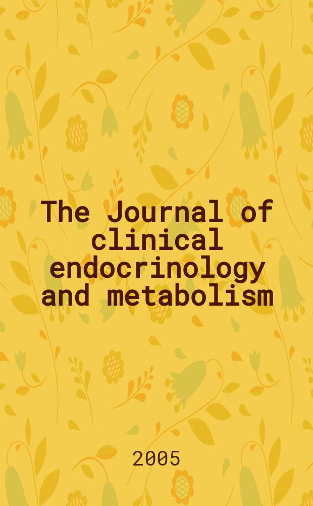The Journal of clinical endocrinology and metabolism : Official journal of the Endocrine society. Vol. 90, № 6
