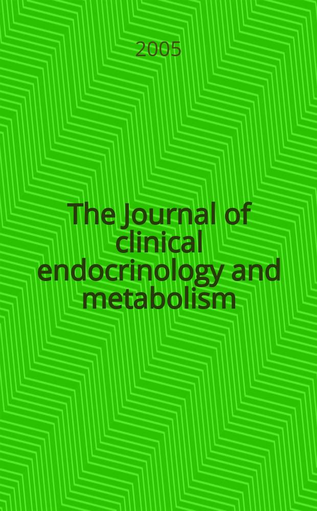 The Journal of clinical endocrinology and metabolism : Official journal of the Endocrine society. Vol. 90, № 8