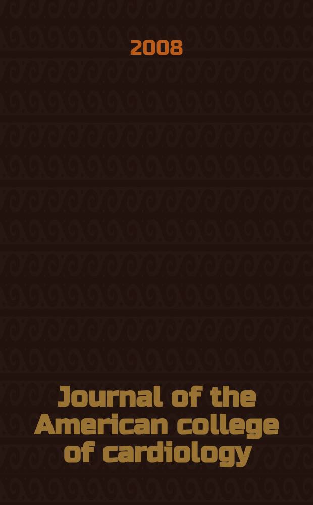 Journal of the American college of cardiology : JACC. Vol. 51, № 18