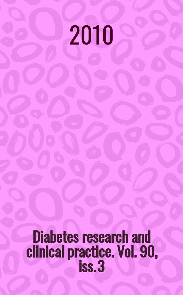 Diabetes research and clinical practice. Vol. 90, iss. 3