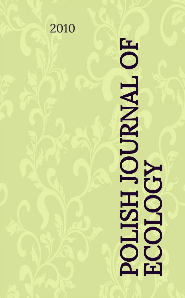 Polish journal of ecology : Form. Ekologia pol. Vol. 58, № 4