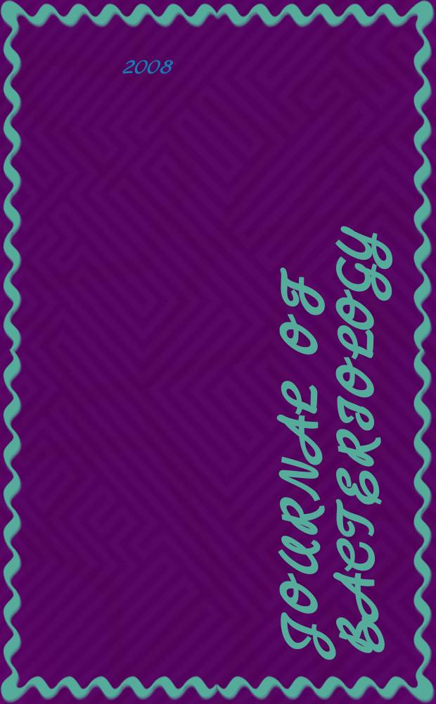 Journal of bacteriology : Offic. organ of the Soc. of Amer. bacteriologists. Vol. 190, № 17