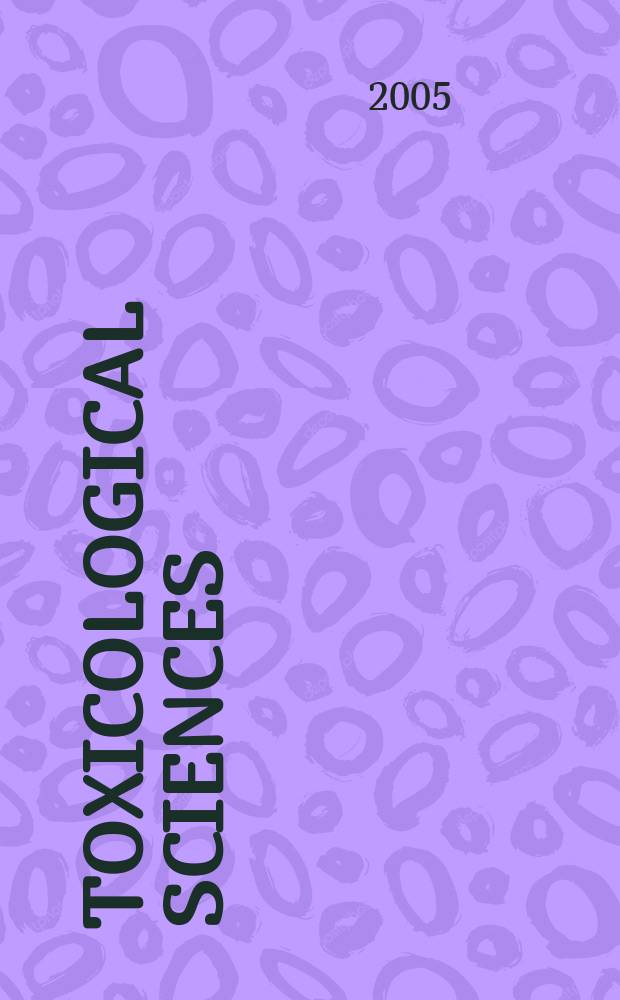 Toxicological sciences : An offic. j. of the Soc. of toxicology. Vol. 85, № 2